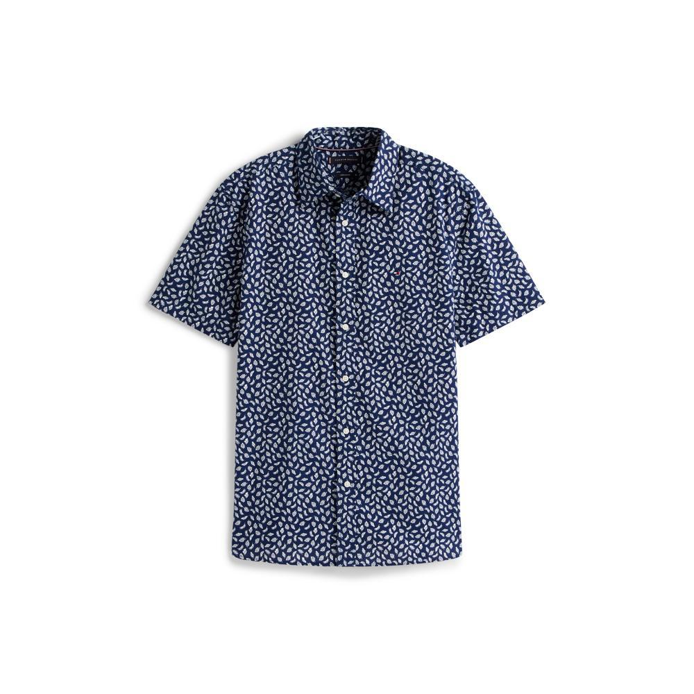 Tommy Hilfiger Linen Blend Short Sleeved Shirt